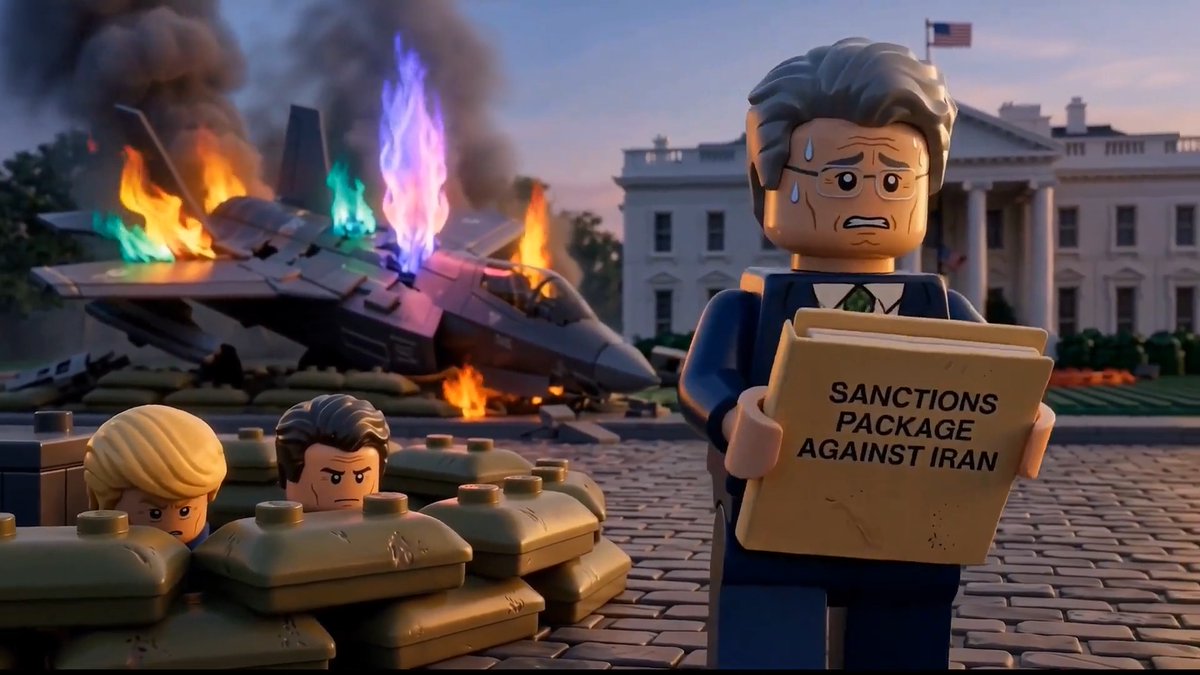 AiIran Dropped a Lego Movie ROASTING Scott Bessent for the Sanctions on Iran They pulled NO PUNCHES on this one