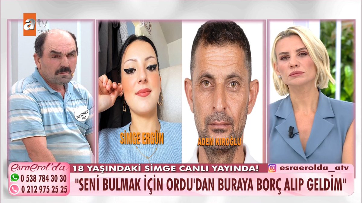 18 yaşındaki Simge, babasıyla canlı yayında yüzleşiyor! #EsraErolda