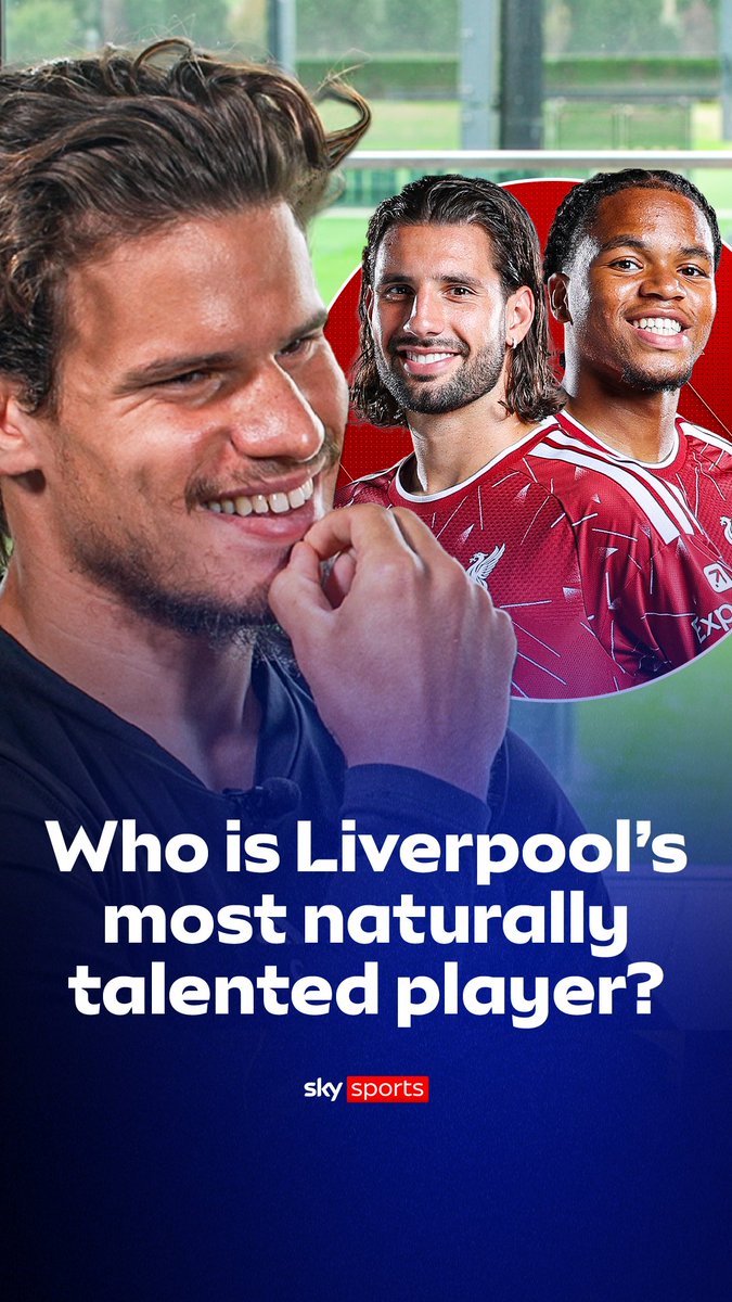 "Nah, I'm not there mate" 😂 Who is the most naturally talented footballer at Liverpool? 🔴