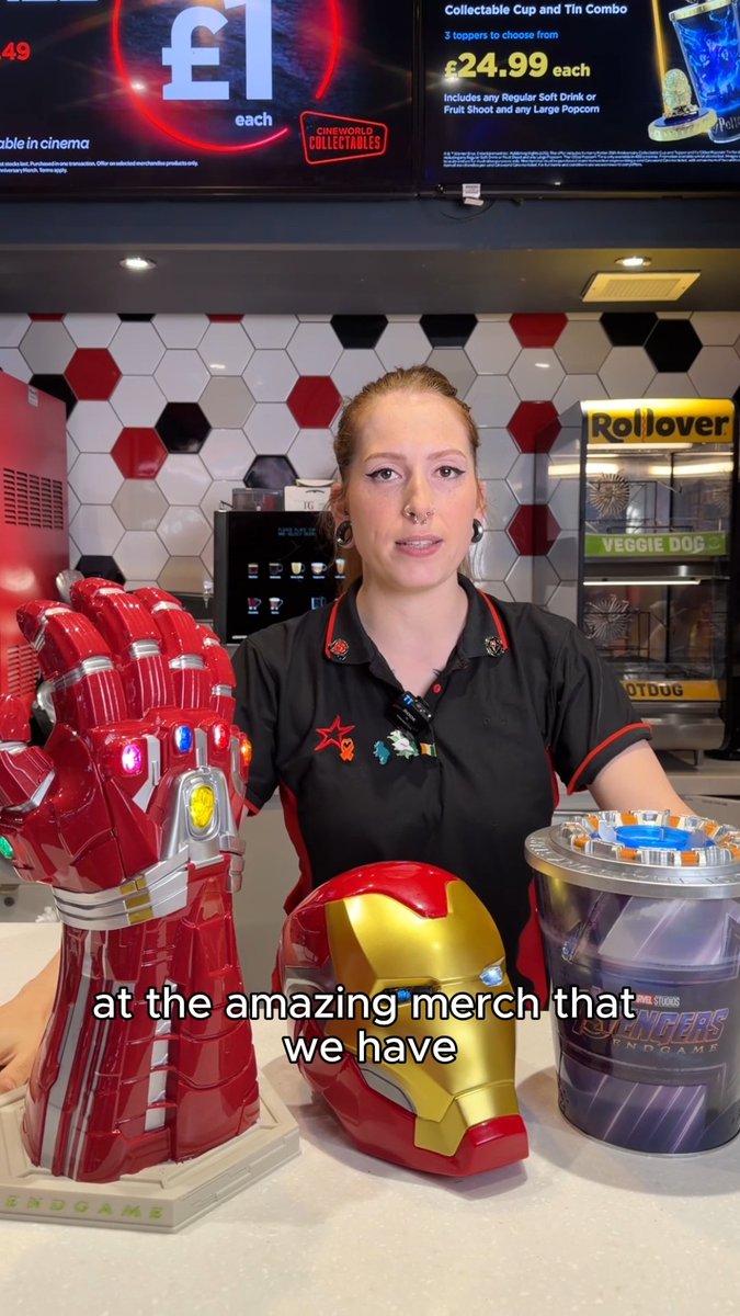 Wanting this merch? 👀 It is inevitable. Here's a closer look at our Avengers: Endgame Encore merch, available to buy at Cineworld from tomorrow! 👊