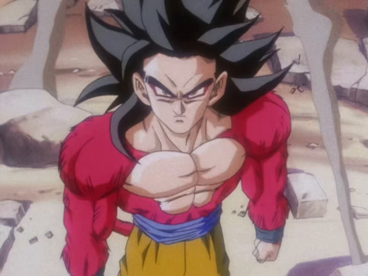 Super Saiyan 4 Goku versus Super Baby Vegeta 2