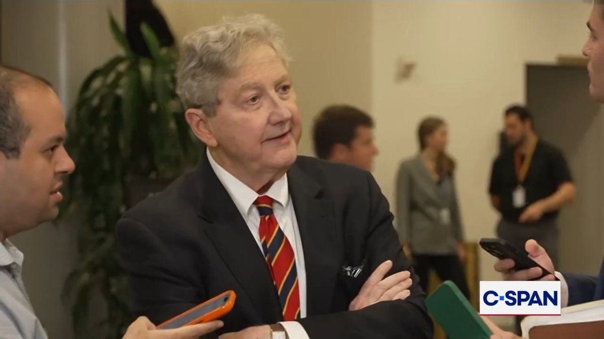 .John Kennedy: "President Xi is one of the best liars I've ever seen. He learned to lie before he learned to talk. I don't believe the president will fall for it...China if you turn the other cheek they'd stab you in the neck."