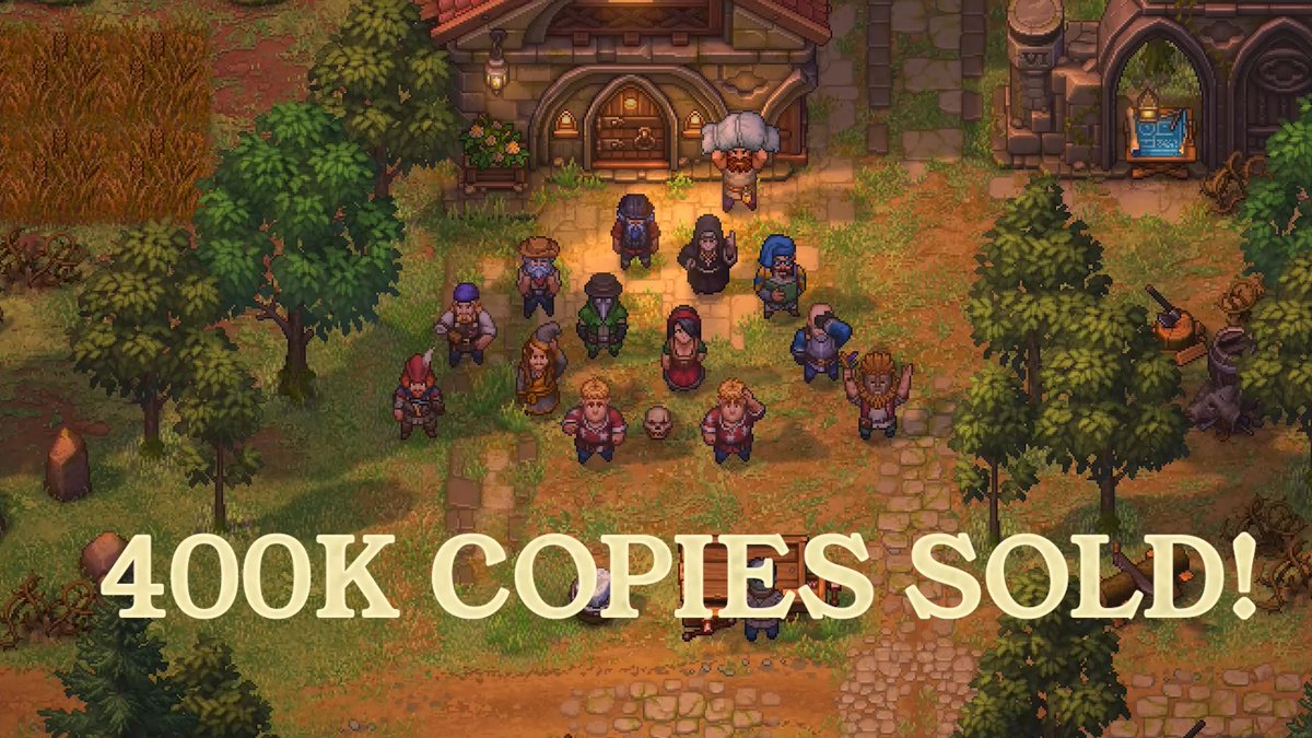 Over 400 000 copies of Graveyard Keeper 2 have now been sold 🎉 AND 84% positive reviews, too?! Read our little thank you note here: