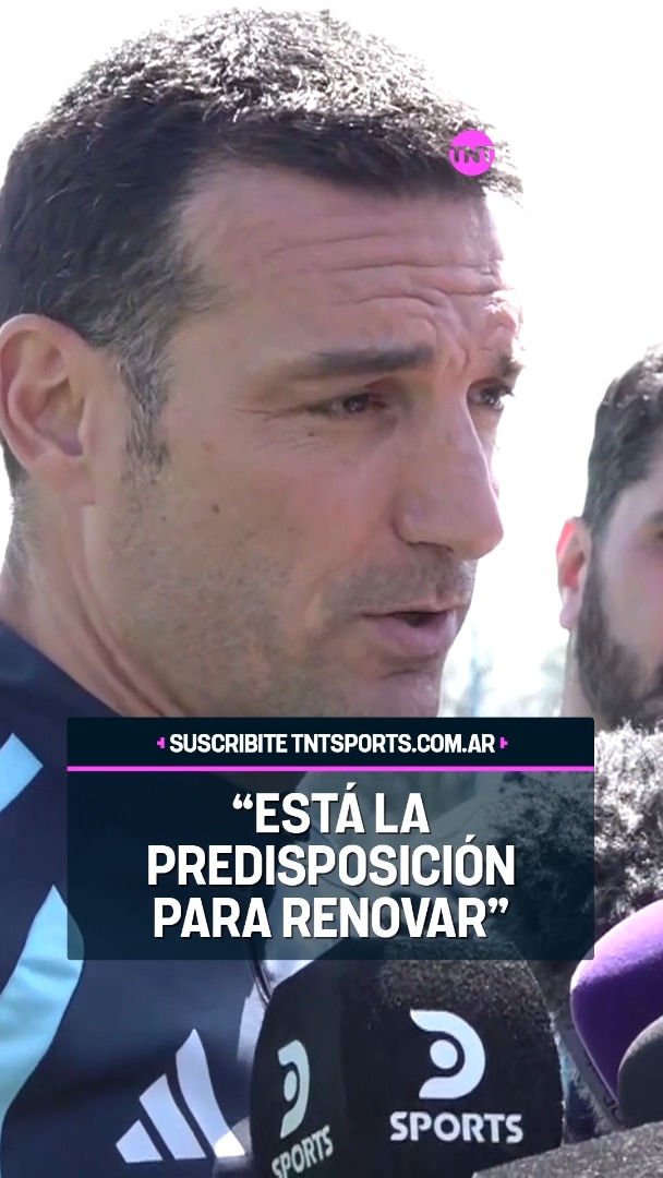 "ESTÁ LA PREDISPOSICIÓN PARA RENOVAR. CUANDO HAYA QUE COMUNICAR ALGO, LO HAREMOS". Lionel Scaloni, sobre su futuro en la Selección Argentina. ⚠️🇦🇷