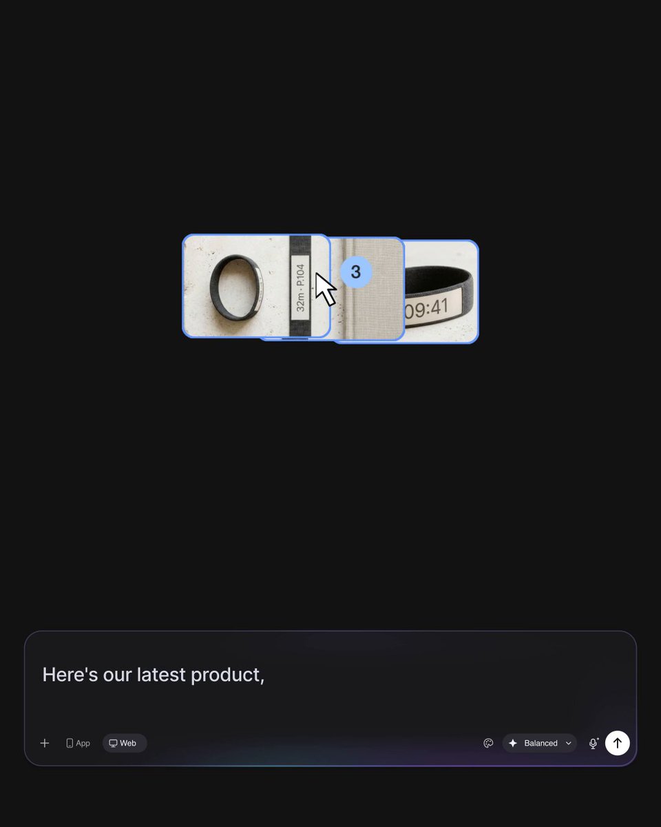 Your brand assets, brought to life. ⚡️🖼️ Gemini 3.8 Flash excels at understanding visual context. Just drag your brand kit and product shots straight onto the Stitch prompt: ✨ Automatically extracts design systems and styling ✨ Generates cohesive layouts around your brand rules ✨ Seamlessly weaves your product imagery into marketing & product pages Check out the workflow in the video below! 👇