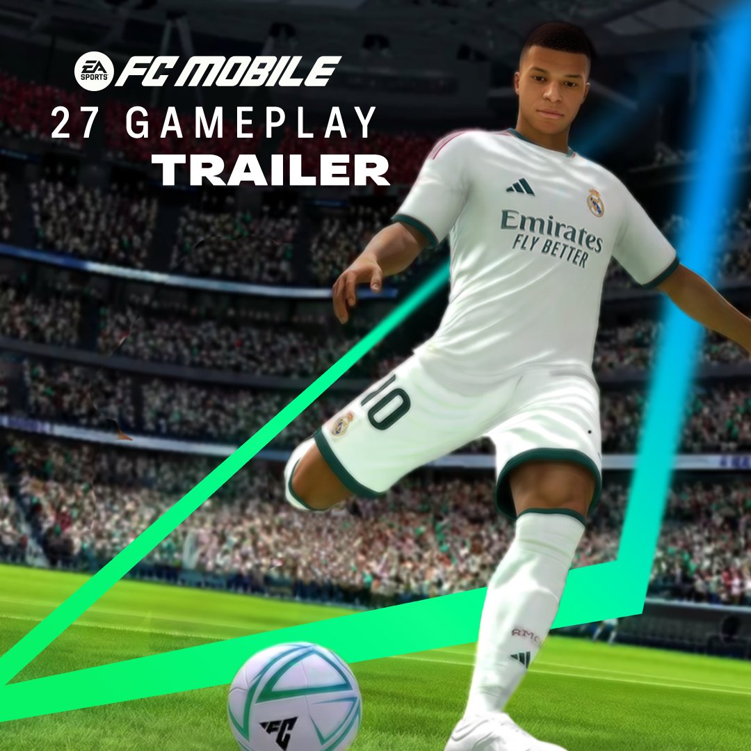 The #FCMobile 27 Update is here. 🌍⚽ What’s new: 🧠 Game Plans 🛡️ Gauntlet Mode ⚡ New PlayStyles 🎂 Anniversary and more. Download Now. 🔗