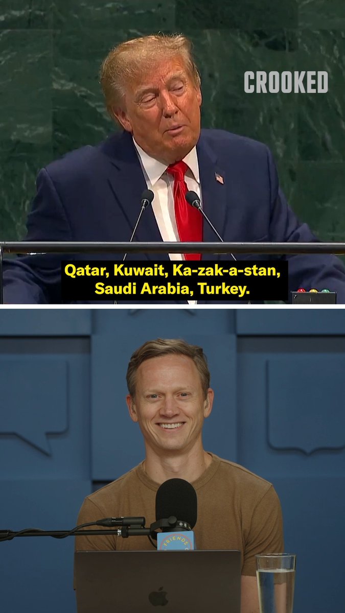 .Tommy Vietor: Trump mispronouncing countries names is a fine tradition at [the United Nations General Assembly].
