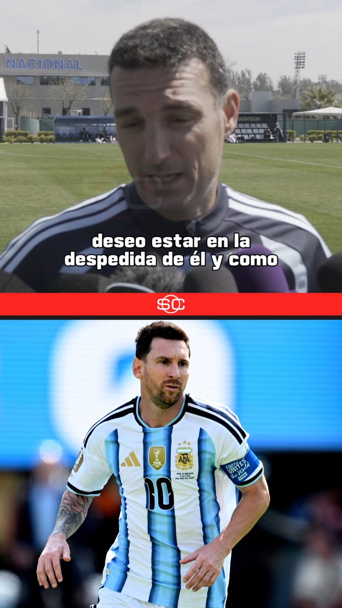 "PUSE MI GRANITO DE ARENA PORQUE DESEO ESTAR EN LA DESPEDIDA DE ÉL. SI HAY QUE HACER UN HOMENAJE, HAY QUE HACERLO EN ESTE MOMENTO" 🇦🇷 Lionel Scaloni habló sobre el partido despedida de Leo Messi de la Selección Argentina