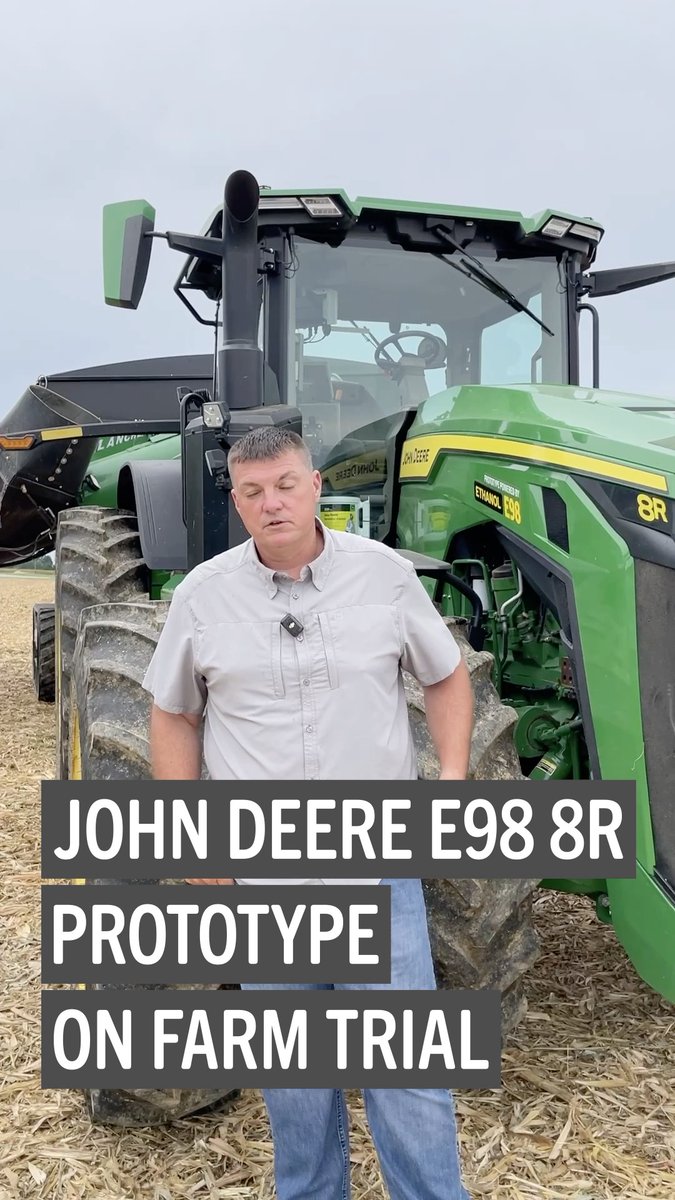 The engineers at John Deere USA asked Josh Lancaster of L Hust Farms to put their E98 prototype tractor to the test, and he’s delivering. Would you use a tractor that runs on 98% ethanol?