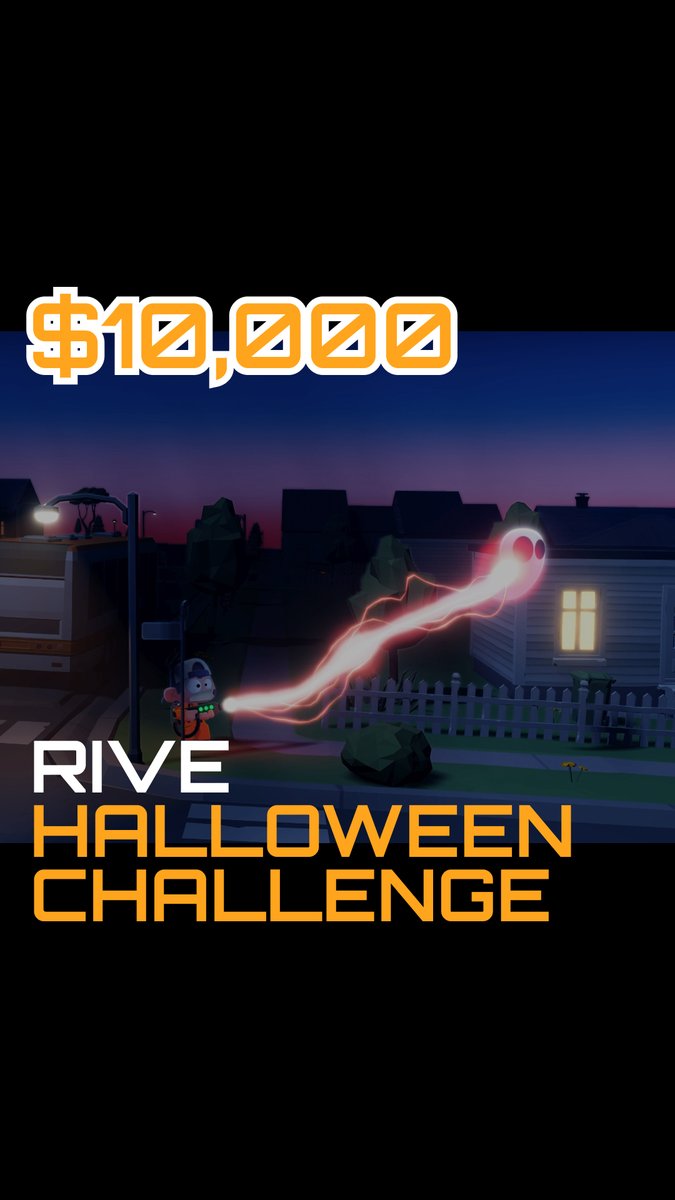 Let's get SPOOKY 🎃 The Rive Halloween Challenge is live... Haunted UI, creepy characters, eerie shaders, ghostly games. Use the new CLI, GPU Canvas, or both. $10K in prizes.