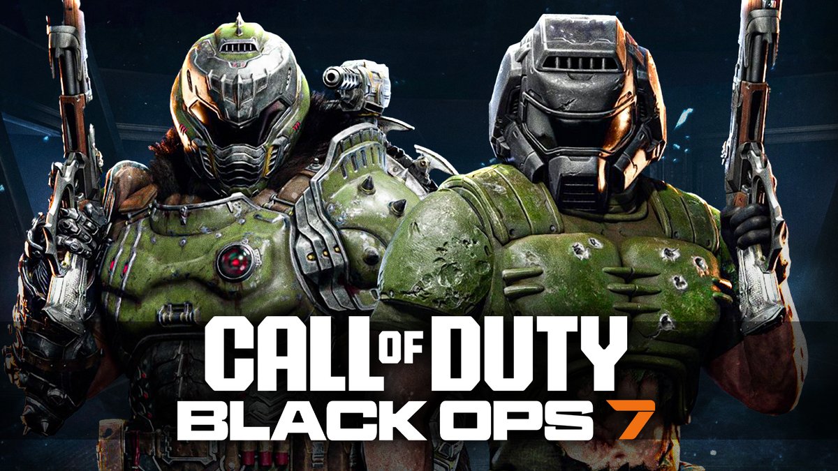 IN-GAME LOOK at DOOM SLAYER Operator Skins in Black Ops 7: 💥 Available Now in the DOOM Event Pass (1100 COD Points).