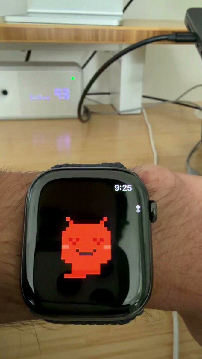 The Muse Charm launch is reminding me that I built this OpenClaw🦞 tamagotchi for Apple Watch back in February but never launched it.