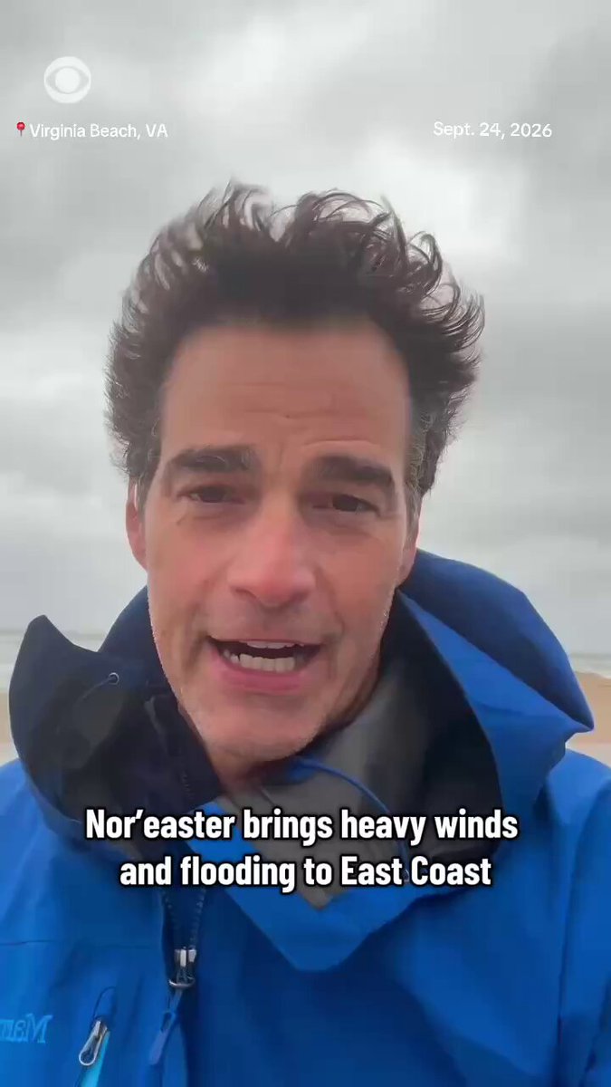 A developing nor’easter is expected to bring strong winds, coastal flooding and possible power outages to parts of the East Coast this weekend. CBS News' Rob Marciano reports that coastal flood warnings are in effect from Virginia through New Jersey, Long Island and parts of New England as the storm slowly intensifies.