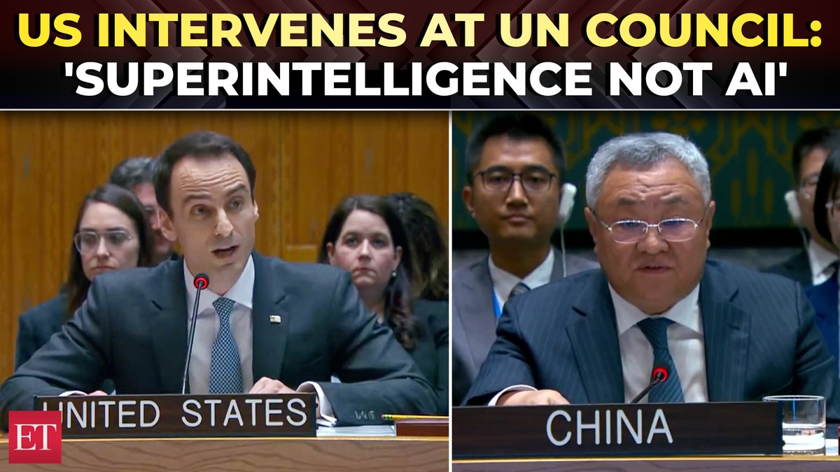 'We totally reject #global control': #China fires back at #US in fiery 'Superintelligence' debate at #UN 🔗