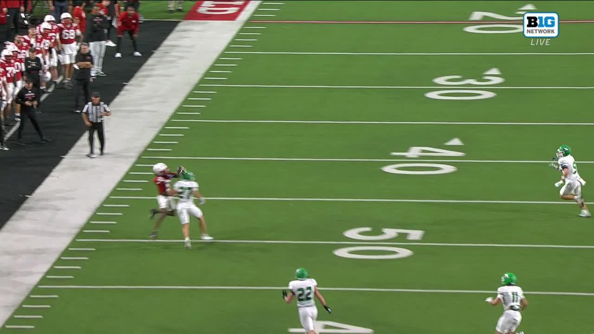 Um, this was kind of an incredible throw and catch Barney has had an up and down year… but his ups are remarkable