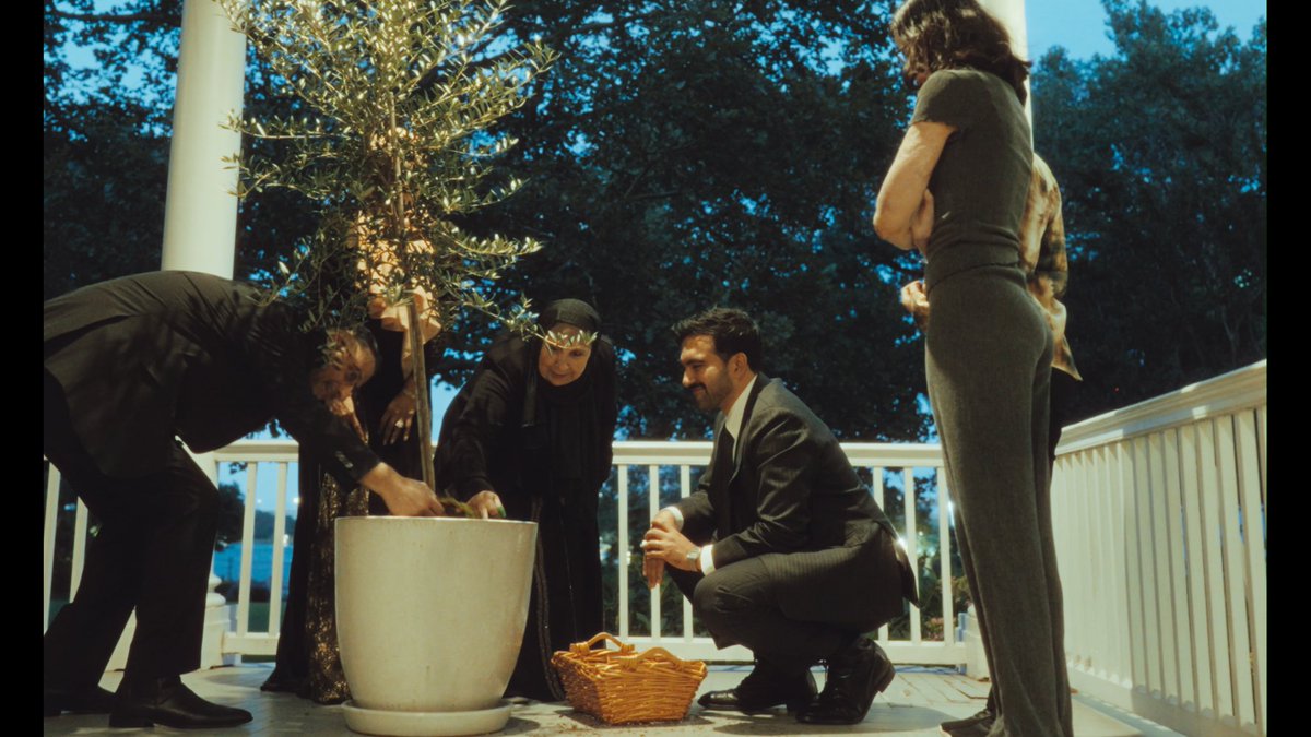 Last night I planted an olive tree at Gracie Mansion with Palestinian families from Gaza. May peace be our future.