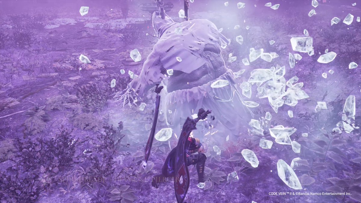 They can either submit to your storm or be shattered by it! Bring forth a cold-hearted finish with the Diamond Piercer Magic Forma on your Spiral Blade. #CODEVEIN II is on discount for a limited time! Get it now: