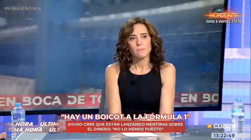 Ayuso cuando le preguntan por hacer algo para reducir el precio de los alquileres.