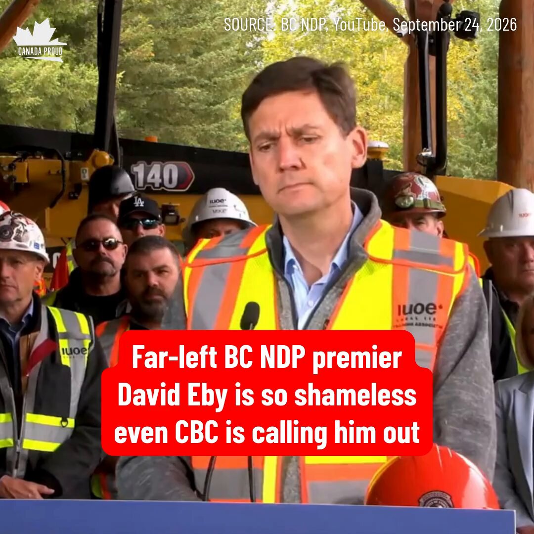 David Eby says you can't trust the BC Conservatives because their leader is an interim leader. He's the one who called an election specifically to take advantage of these circumstances. It's such a shameless attack that even CBC is calling him out for this.
