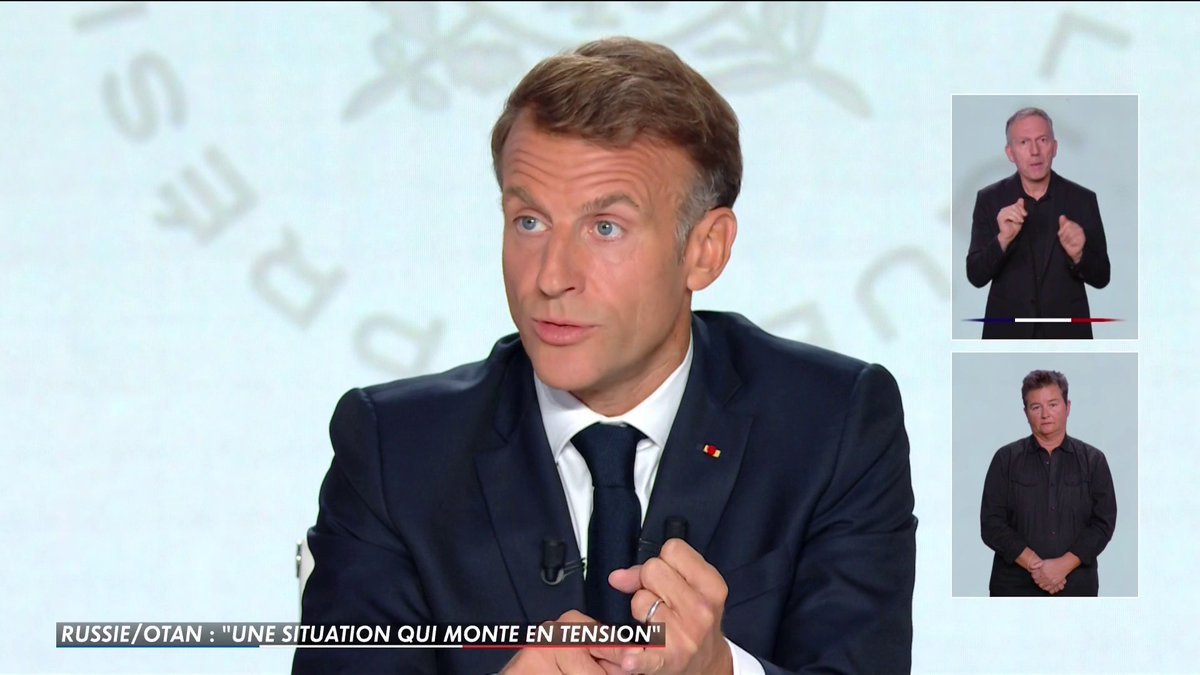 Emmanuel Macron : «La Russie considère que l’Europe c’est la profondeur stratégique de l’Ukraine» Toute l'info est à retrouver sur