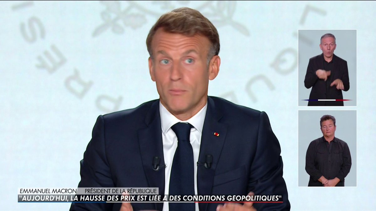 Emmanuel Macron : «Notre intérêt, c’est plutôt de faire baisser les prix avant de faire baisser les taxes» Toute l'info est à retrouver sur