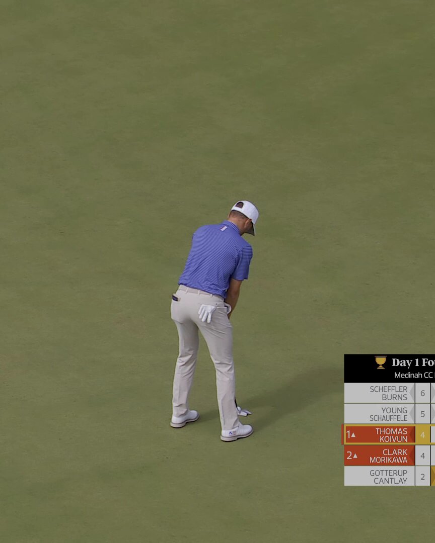 5 holes. 3 birdies. 2 UP. Justin Thomas and Jackson Koivun are rolling Presidents Cup. 📺 Golf Channel