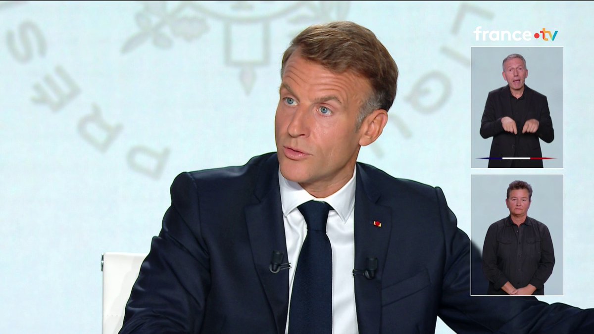 🔴🗣️ "Sur un mois, baisser de 20 centimes les taxes, c'est un milliard d'euros" déclare le président Emmanuel Macron. "Baisser les taxes ne peut se faire que si vous m'expliquez comment baisser les dépenses." #JT20h