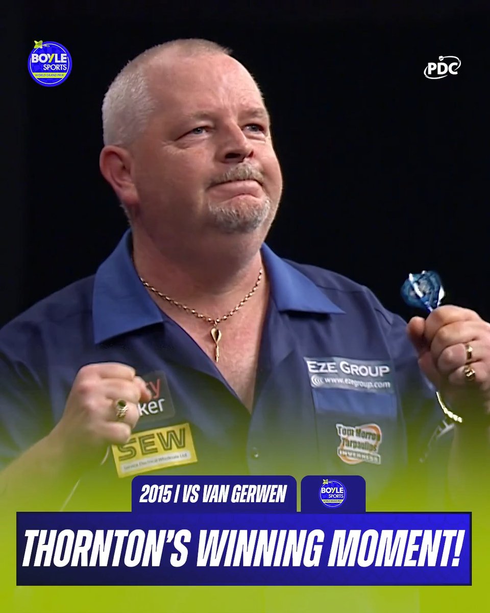The moment Robert Thornton beat Michael van Gerwen to win the World Grand Prix in Dublin! 🤩🏆 Watch the full match now exclusively on PDCTV! 👉