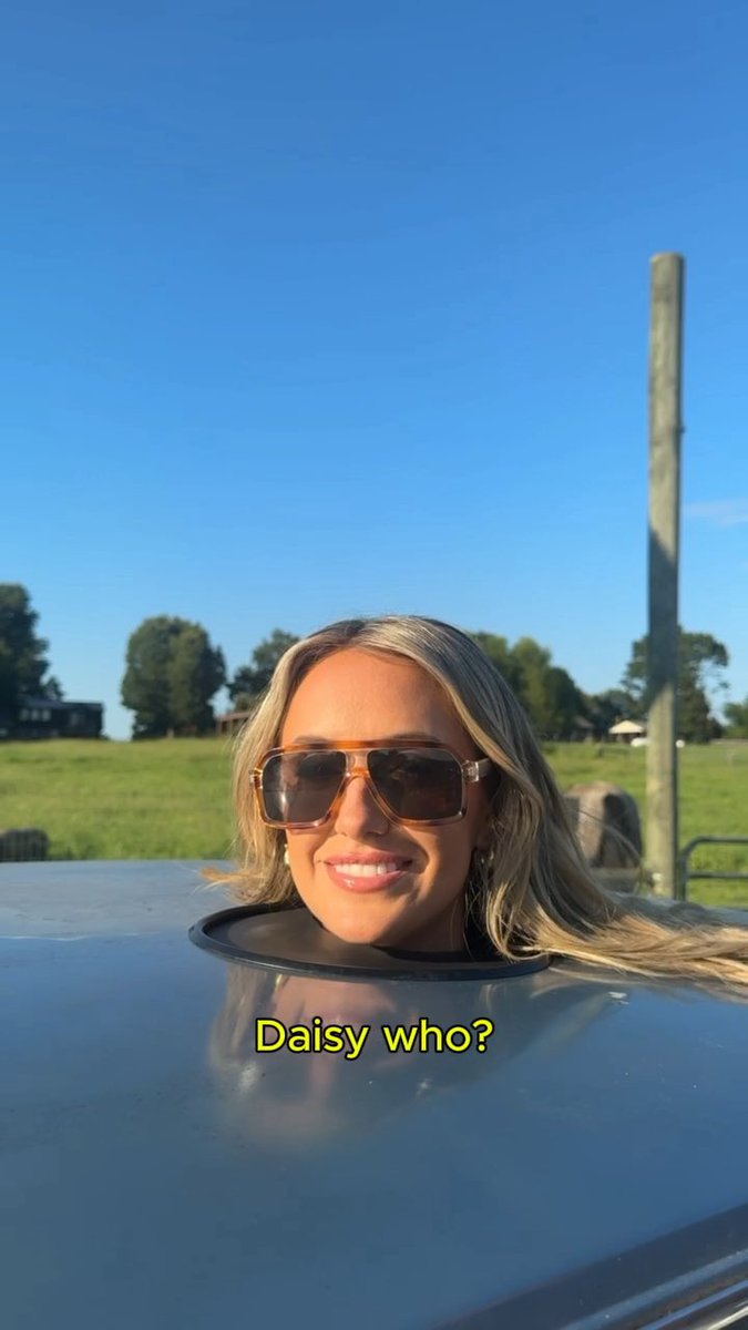 Daisy who? Guess y’all find out tomorrow 🛻💨 11am CT