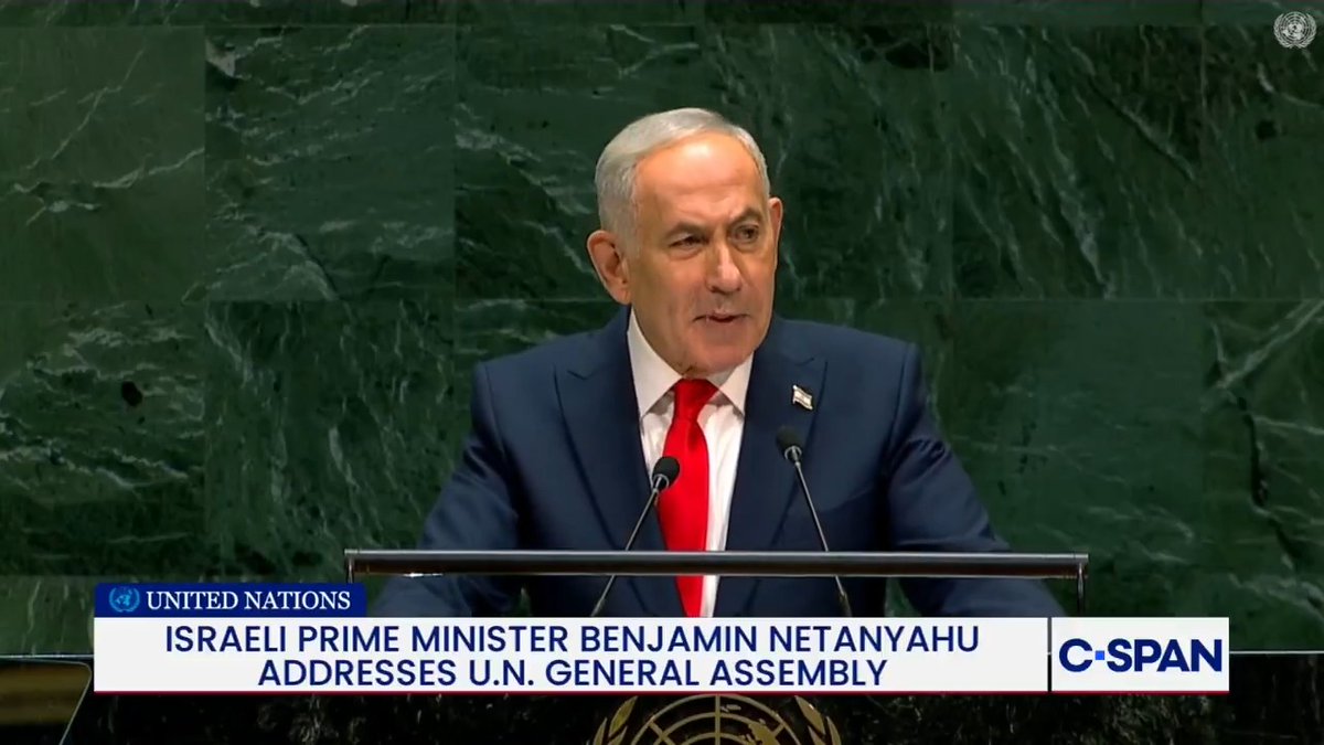 Israeli Prime Minister Benjamin Netanyahu holds up a Starlink device and says the Iranian government is "especially afraid" of citizens having the devices: "That's why the Iranian regime spends millions and billions of dollars censoring the internet."