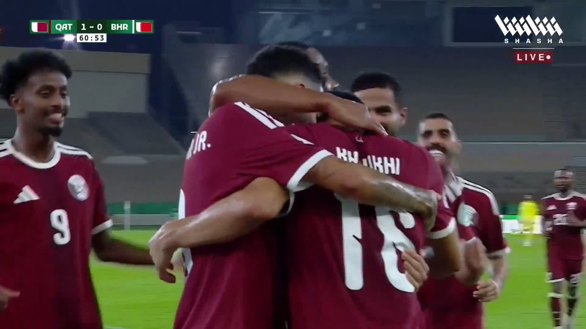الهدف الأول قــــــــــطـــــــــــــــــــــري 🇶🇦 بوعلام يفتتح التسجيل لقطر في مرمى البحرين تابعوا المباراة وباقى مواجهات #خليجي_27_على_شاشا