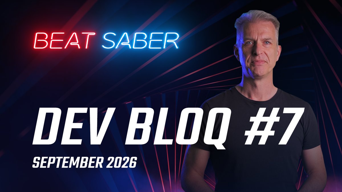 Straight from the studio. 🎮 Our Studio Head and Game Director break down the biggest update in Beat Saber history — what's coming and the thinking behind it. Dev Bloq #7 👇