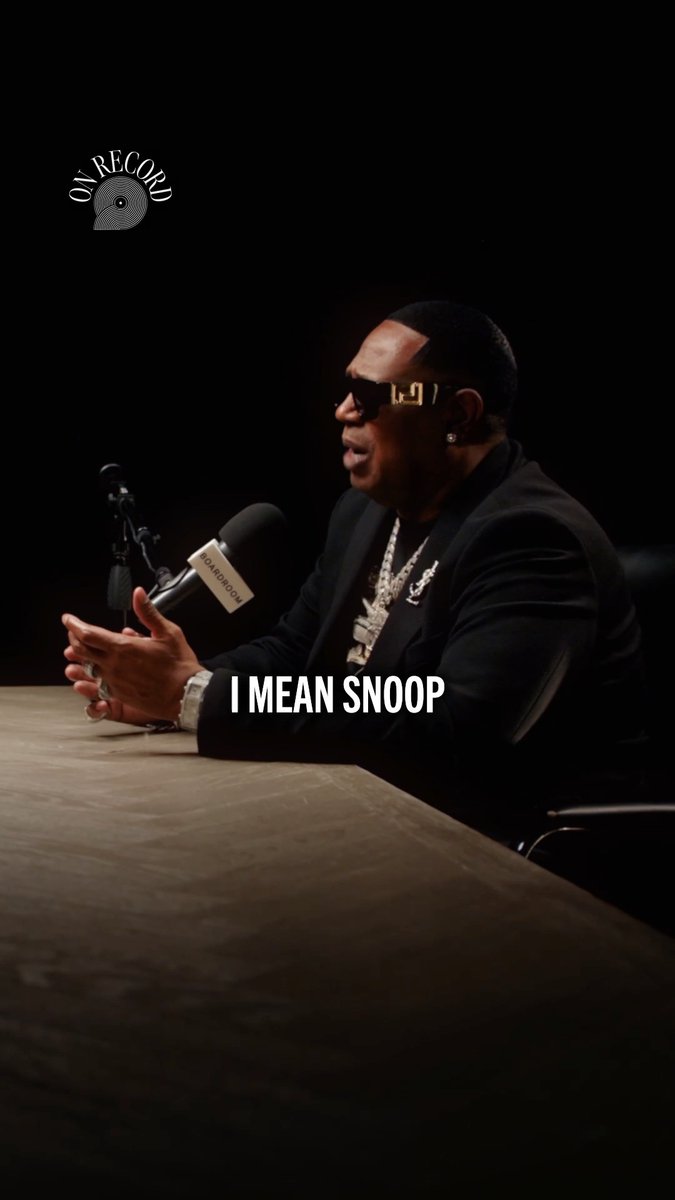 Master P saw Snoop Dogg’s value when others didn’t. 💿