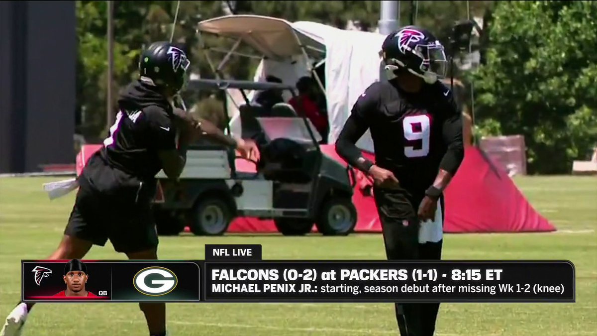 "[The Falcons] believe that Penix was the best quarterback throughout the summer, he just wasn't ready." —Jeremy Fowler on Michael Penix Jr. making his season debut this week against the Packers 🏈