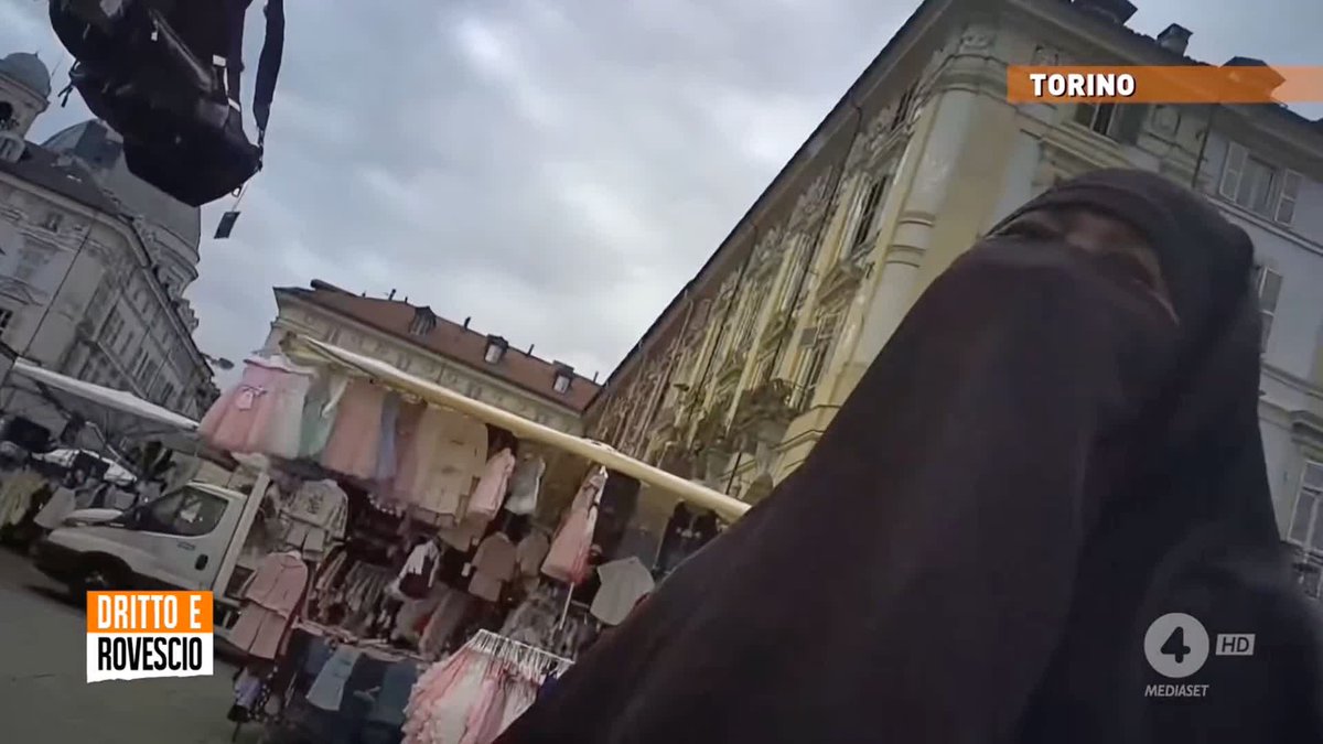 "Se tolgo il velo, mio marito mi mena" La confessione di una donna musulmana a #Torino nel servizio di Lorena Antonioni e Federica Partenza a #drittoerovescio