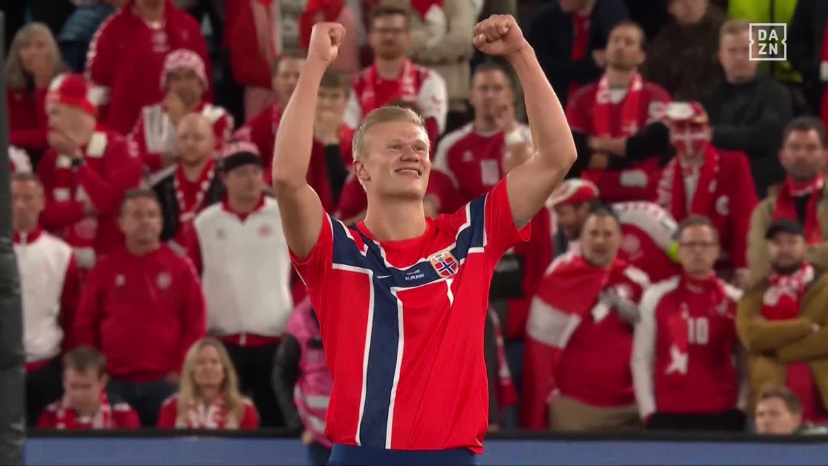 最強ホットラインは健在🙌 🇳🇴ウーデゴールが意表をつくアシスト エース・ハーランドの勝ち越しゴール🔥 📺UEFAネーションズリーグ 🆚ノルウェー×デンマーク #だったらDAZN