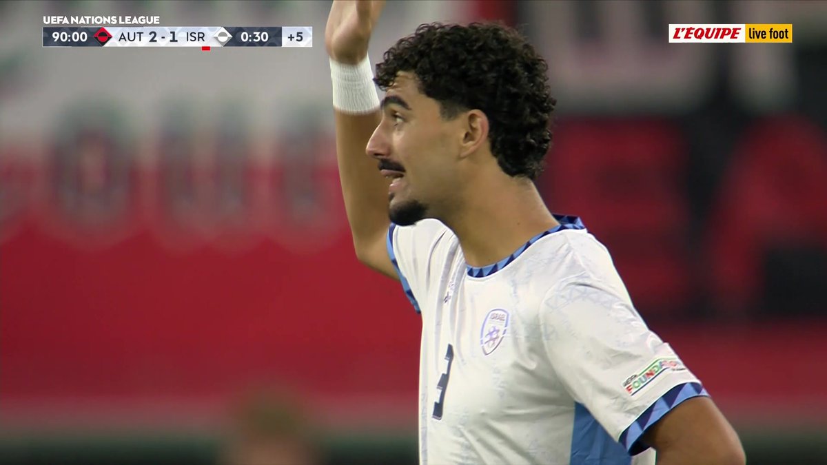 🇦🇹-🇮🇱 Philipp Mwene marque du genou pour donner l'avantage à l'Autriche face à Israël ! Le direct sur L'Équipe live foot > #lequipeFOOT
