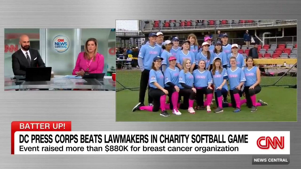 The Bad News Babes reclaim their title with a resounding win over the Lady Lawmakers in the highest-scoring CWSoftballGame ever! The competition raised more than $880,000 for Young Survival Coalition.