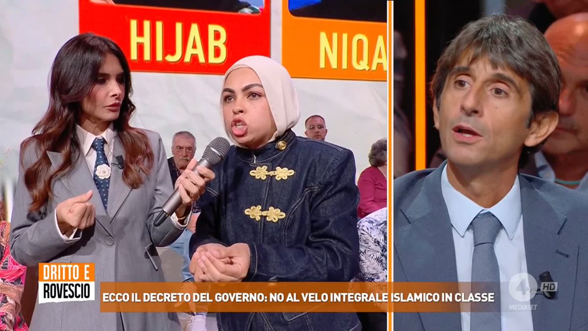 "Se una bambina vuole indossare il velo, il problema qual è?" Jasmine, italo-egiziana, a #drittoerovescio