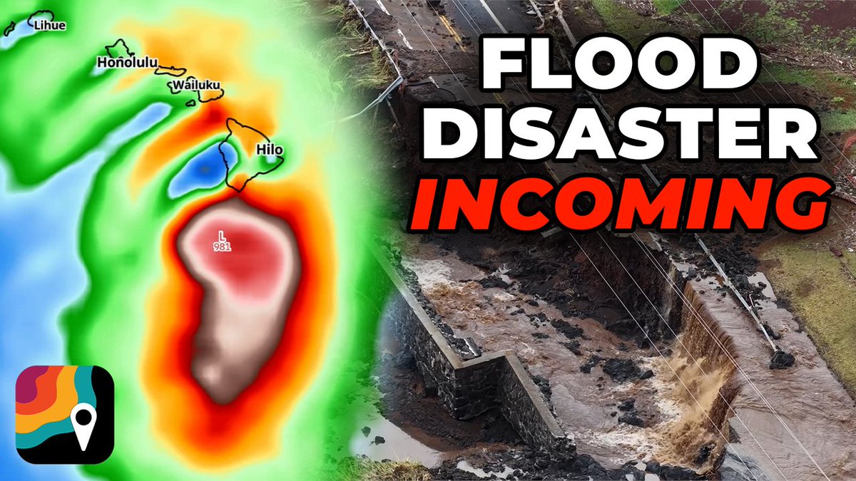 A flood disaster looms for Hawaii’s Big Island. Hurricane Nolo will steer a moisture firehose at the Big Island, leading to widespread 15-25 inch rain totals with localized 30-40 inch amounts. Locally devastating flooding is possible. Matthew Cappucci has an update.