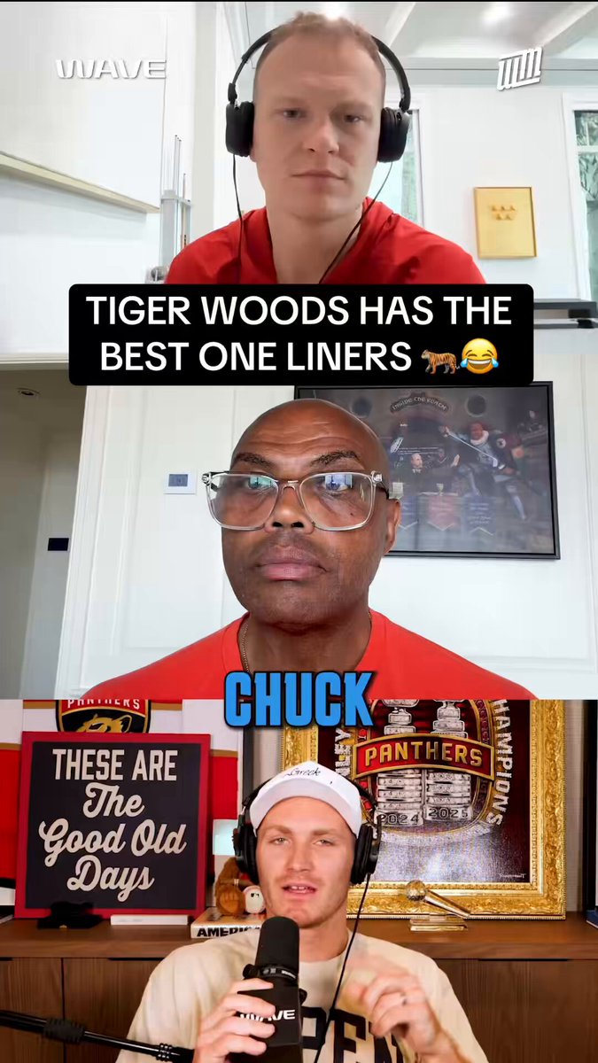 Tiger Woods has all the jokes when he’s out on the links 😂⛳️