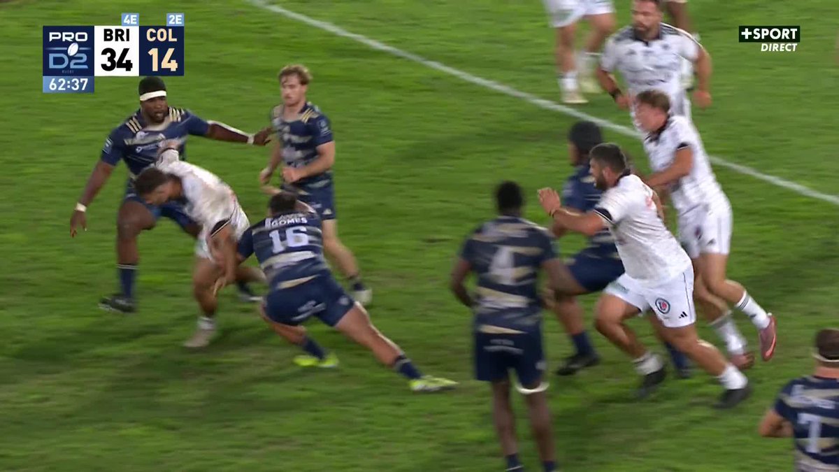 QUAND UN PILIER JOUE COMME UN TROIS-QUARTS🤯 CA Brive Rugby 🔥 #CABCOL