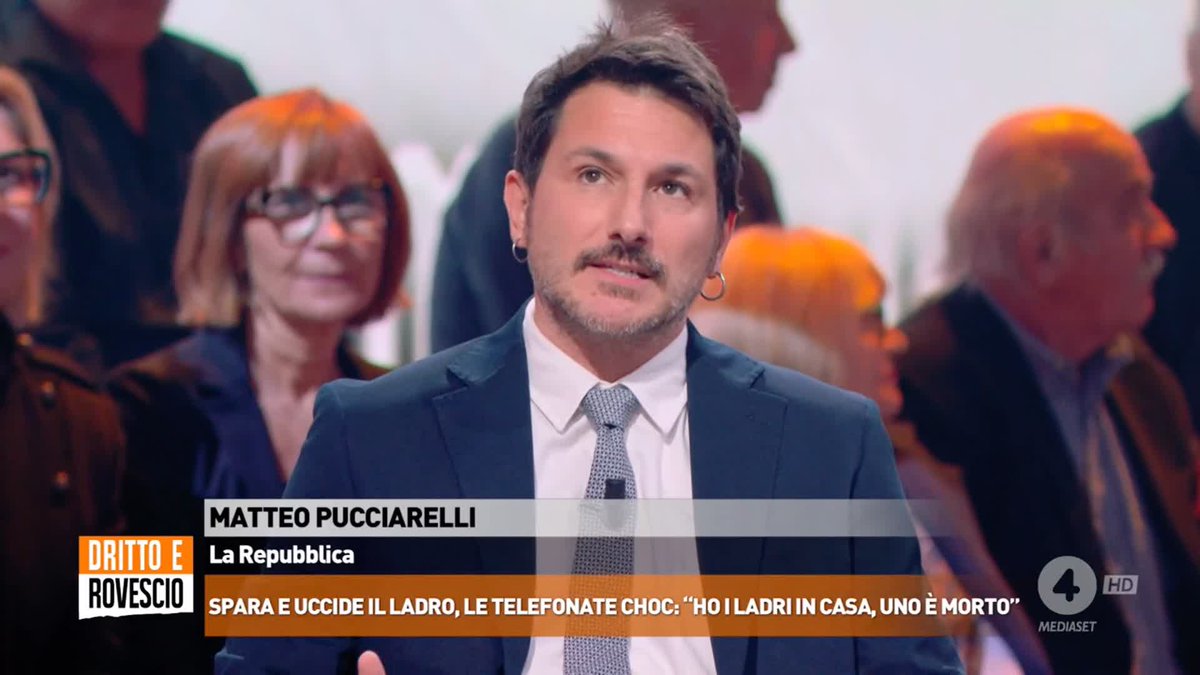 "Se stavano scappando e hai colpito una persona con due colpi e l'hai uccisa, questo è omicidio. La proprietà privata non vale la vita di una persona" Matteo Pucciarelli a #drittoerovescio