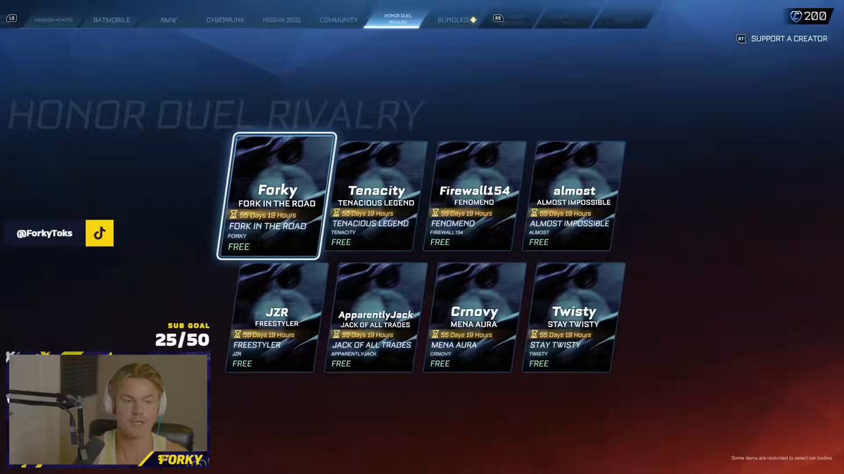 My new title in rocket league is live!