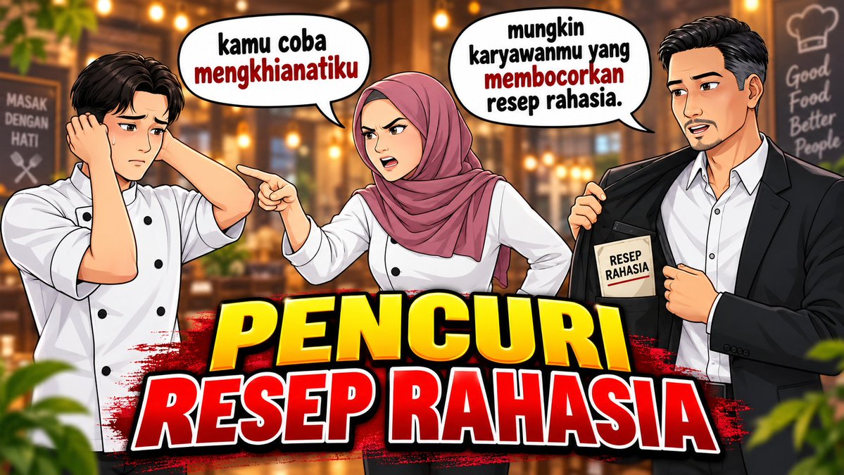 Pencuri Berujung Petaka - Misteri Resep Rahasia - Drama Animasi