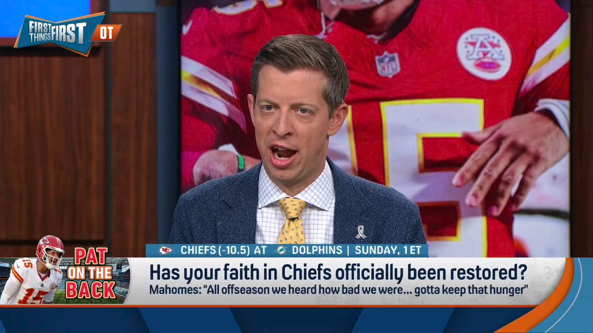 “As a playoff team, yes my faith has been restored… As a true Super Bowl contender though...I thought Denver shot themselves in the foot and I think Indy’s defense is injured and bad… I still need to see it against a top-flight team.” Danny Parkins on the Chiefs: