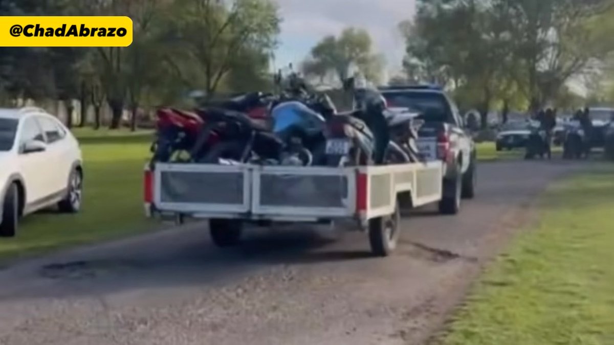Delincuentes fueron a despedir a un “chispita” al cementerio de Mar del Plata y en el medio del cortejo fúnebre tumbero cayó la policía y secuestró 42 motos con pedidos de captura y sin papeles jaja