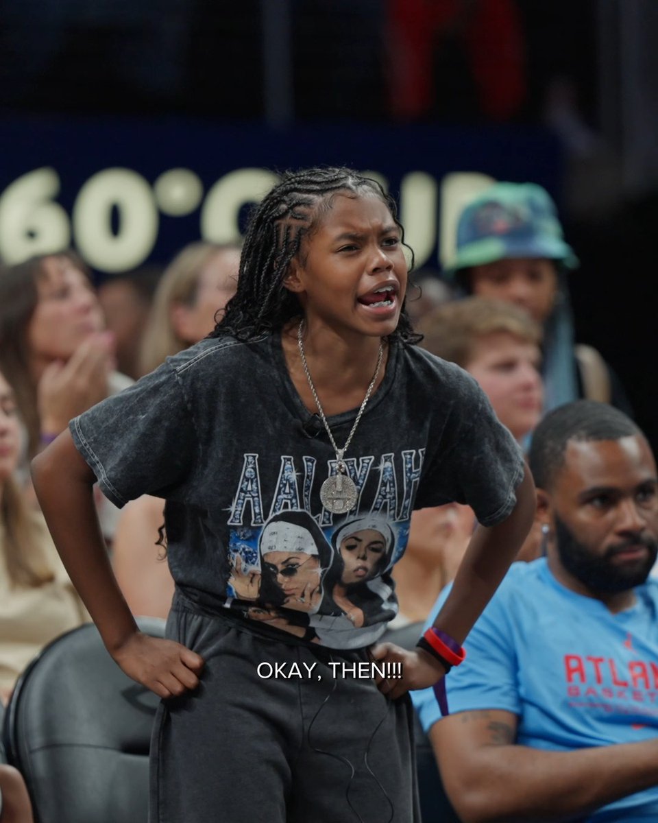 There's no way you can stay in your seat when the energy is high in State Farm Arena. Just ask Junie 😂 Check out her full mic'd up on our official YouTube channel NOW: