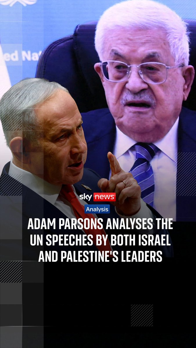 It started with a walkout before Israel's Prime Minister had even said a word, and what followed was a speech full of passion and anger. Adam Parsons takes a closer look at what Benjamin Netanyahu and Palestine's President Mahmoud Abbas said at the UN. 🔗