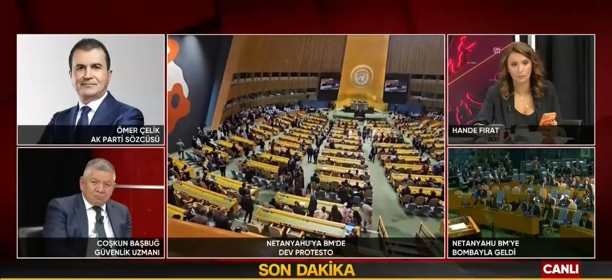 Böyle bir kişinin BM kapısından içeri sokulmaması gerekir. Netanyahu’nun o kürsüde değil, sanık sandalyesinde olması lazım.
